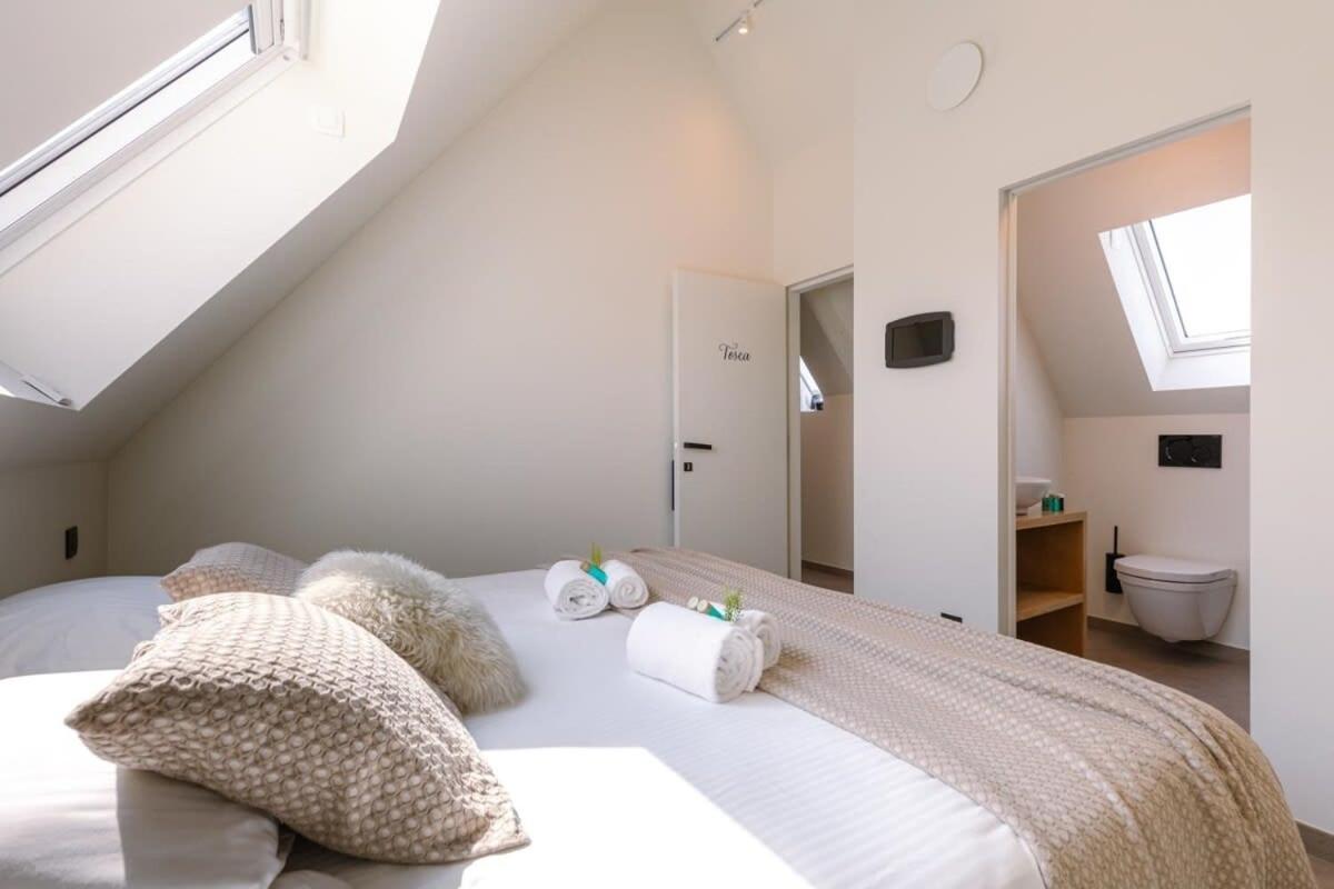 Huswell - Tosca - Lovely Double Room At Ranch De Blauwe Zaal 布鲁日 外观 照片